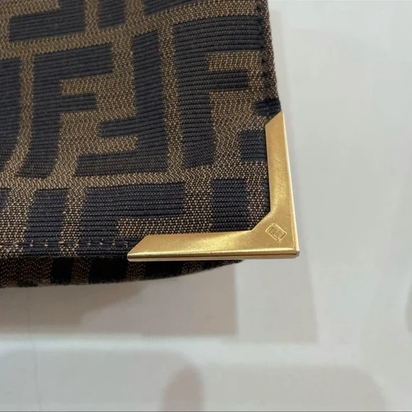 Fendi Bag Zucca Vitello Classic No. 1 Satchel Tobacco Moro Crossbody Top handle - Picture 9 of 17